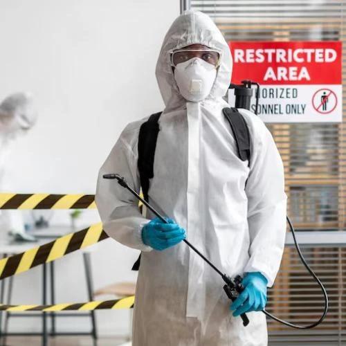 Sanitização no Recreio dos Bandeirantes